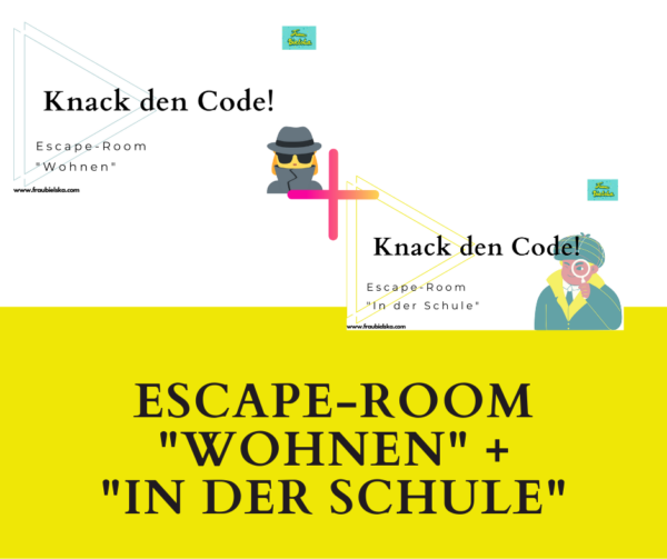 Escape-Room "Wohnen" + "In der Schule"