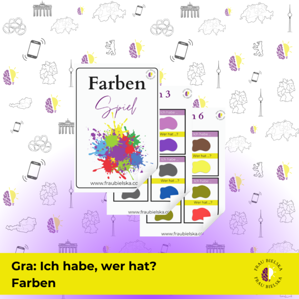 Gra: Ich habe, wer hat? Farben